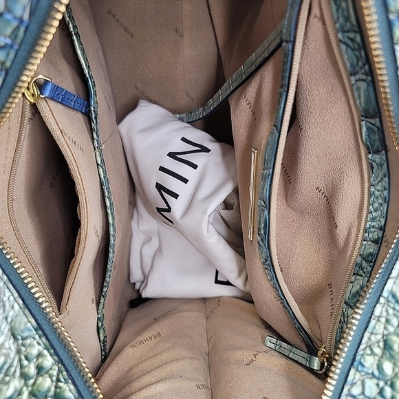 NWT Brahmin SET 2 PCS NWT Designer Purse Bag Wallet Italian Leather Designer - Picture 11 of 15